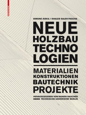 cover image of Neue Holzbautechnologien